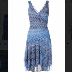 Diane von Furstenberg Faux Wrap Dress, Size S